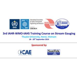 CAE is sponsor of the "Training Course on Stream Gaugin" at the Thuyloi University in Vietnam.