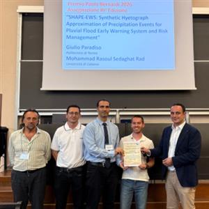Premio Paolo Bernardi: machine learning e intelligenza artificiale per migliorare l’allertamento