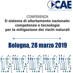 Bologna, 28 marzo: Conferenza per il sistema di allertamento nazionale
