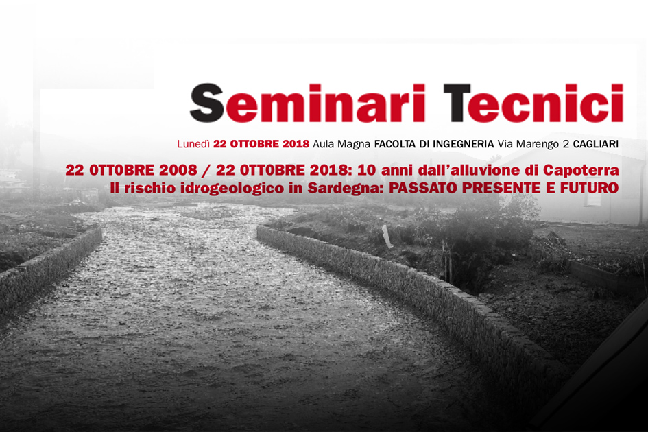 Aula Magna completa per il seminario tecnico “Il rischio idrogeologico in Sardegna: passato, presente e futuro”