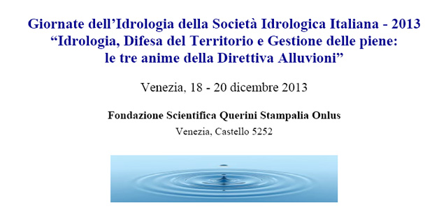 CAE è tra gli sponsor delle Giornate dell'Idrologia 2013